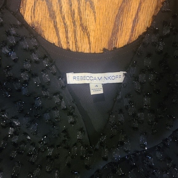 Rebecca Minkoff Sparkly Black Dress - Picture 3 of 7